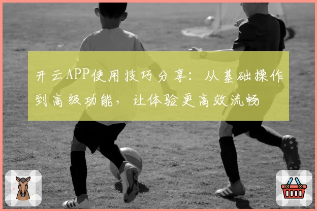 开云APP使用技巧分享：从基础操作到高级功能，让体验更高效流畅
